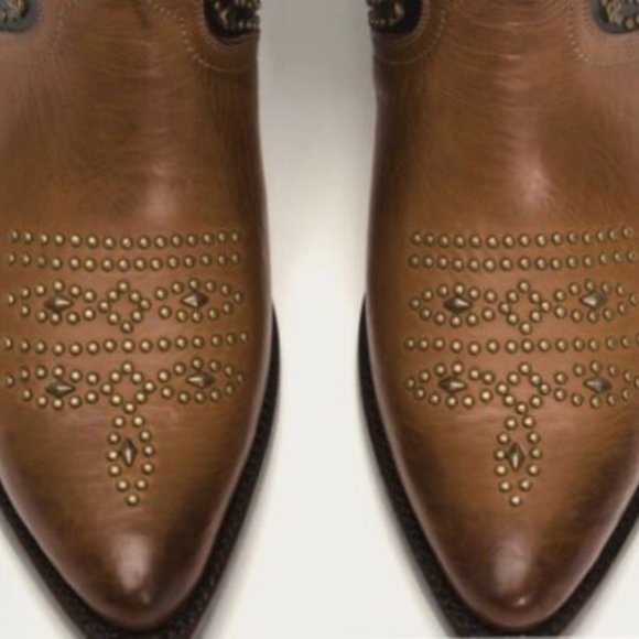 Frye Boots Tulsa Stud Short Size 7M NEW NIB - Picture 5 of 5